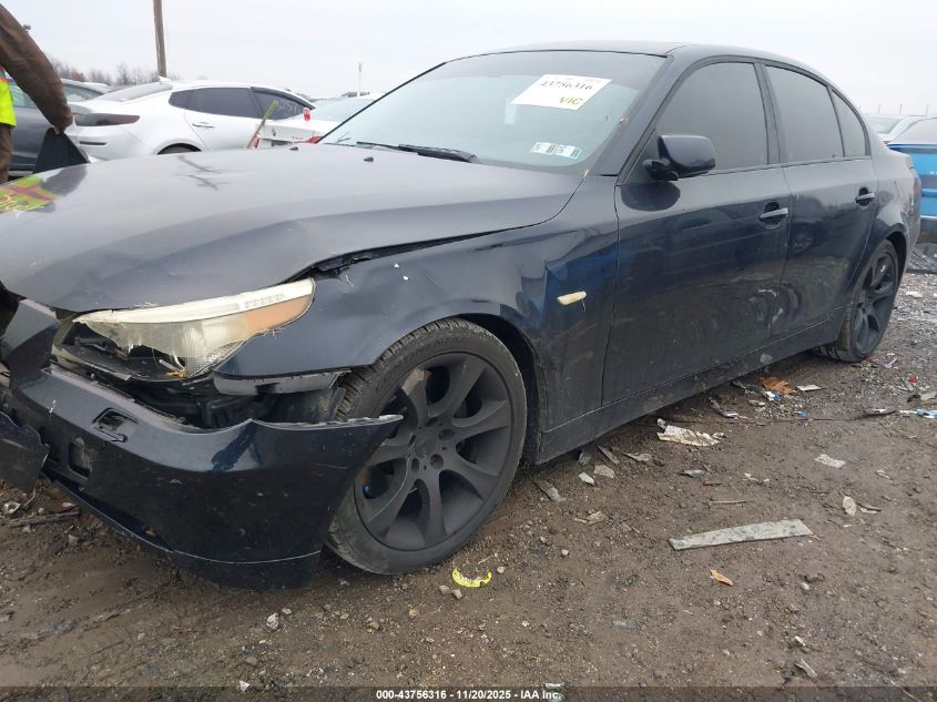 2007 BMW 550I VIN: WBANB53577CN93690 Lot: 43756316