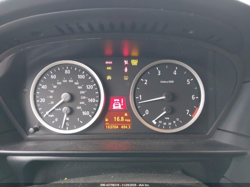 2007 BMW 550I VIN: WBANB53577CN93690 Lot: 43756316