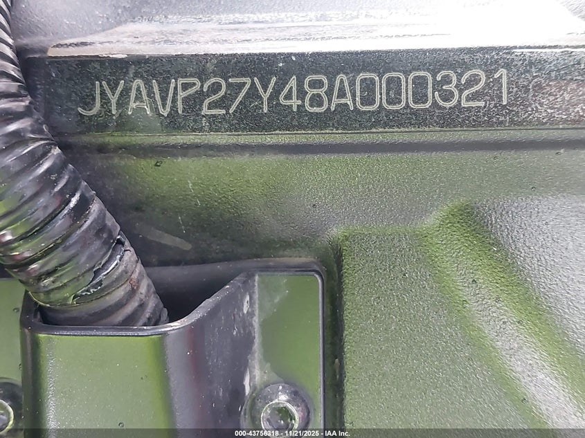 2008 Yamaha Xv1900 Cu VIN: JYAVP27Y48A000321 Lot: 43756318