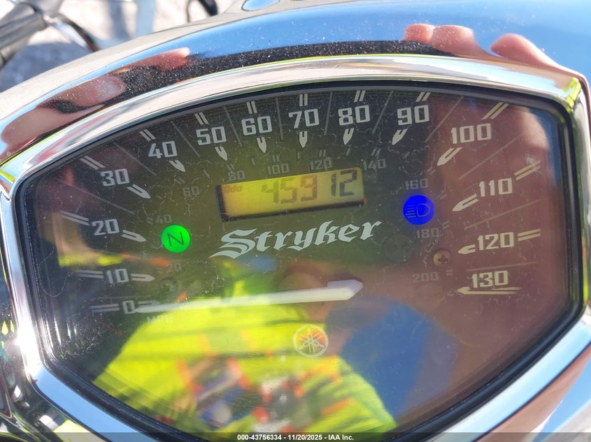 2015 Yamaha Xvs1300 Cu VIN: JYAVP33E8FA011479 Lot: 43756334