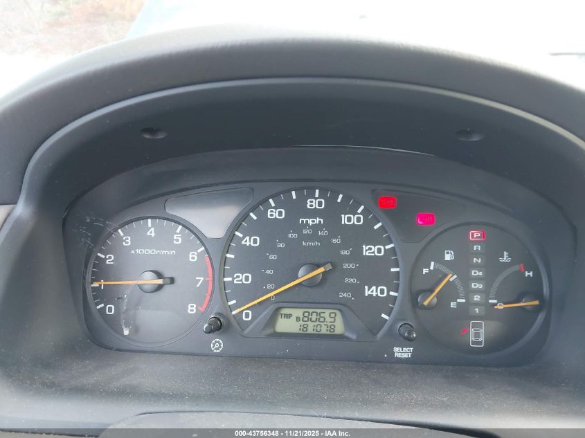 1999 Honda Accord Ex V6 VIN: 1HGCG1651XA024248 Lot: 43756348