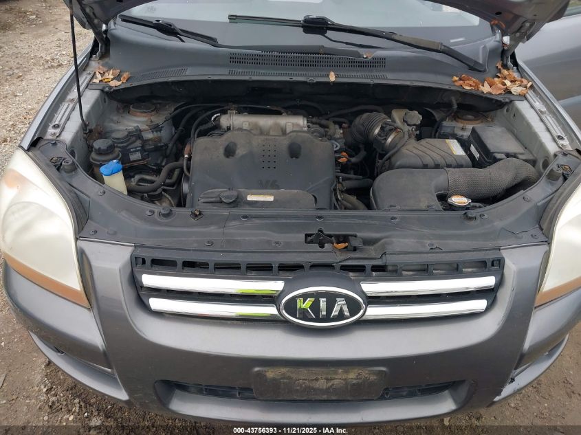 2008 Kia Sportage Lx V6 VIN: KNDJE723487491214 Lot: 43756393