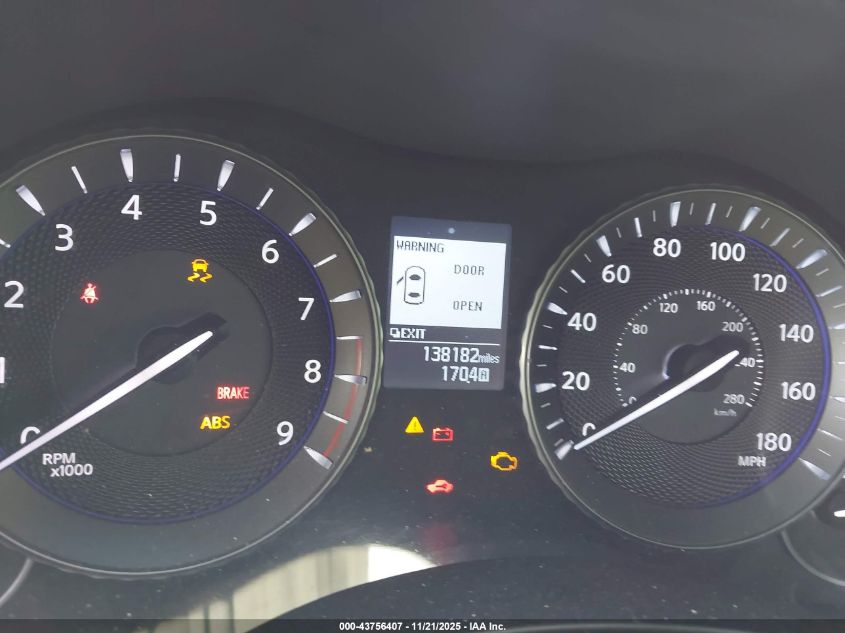 2015 Infiniti Q70L 3.7 VIN: JN1BY1PP7FM602201 Lot: 43756407