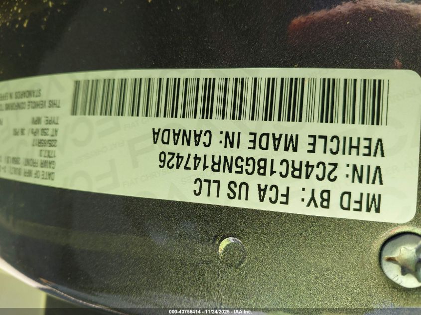 2022 Chrysler Pacifica Touring L VIN: 2C4RC1BG5NR147426 Lot: 43756414