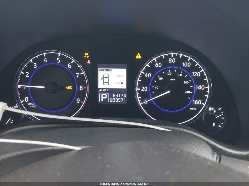 2015 Infiniti Q40 VIN: JN1CV6AP3FM503684 Lot: 43756415