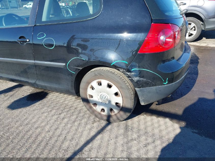 2008 Volkswagen Rabbit S VIN: WVWAA71K98W258701 Lot: 43756417