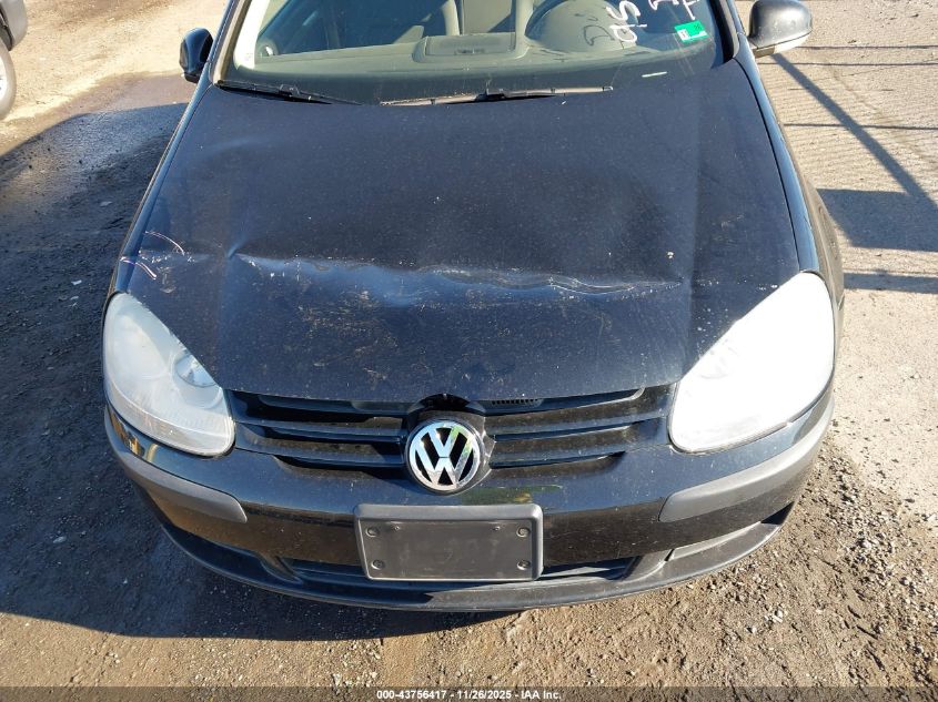 2008 Volkswagen Rabbit S VIN: WVWAA71K98W258701 Lot: 43756417