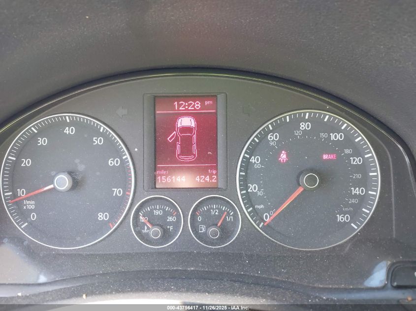 2008 Volkswagen Rabbit S VIN: WVWAA71K98W258701 Lot: 43756417