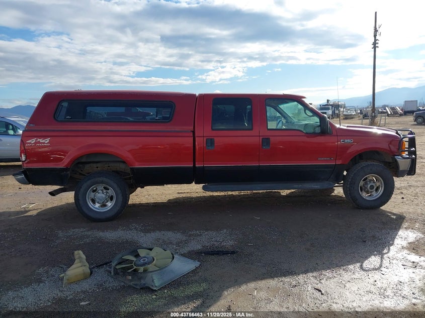 2001 Ford F-350 Lariat/Xl/Xlt VIN: 1FTSW31FX1EA15489 Lot: 43756463