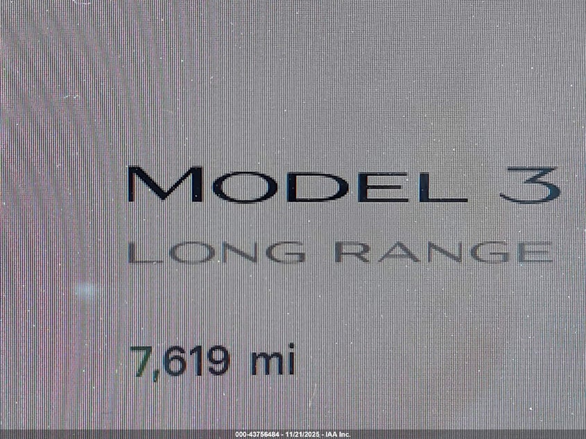 2025 Tesla Model 3 Long Range Rear-Wheel Drive/Standard VIN: 5YJ3E1EA4SF047252 Lot: 43756484
