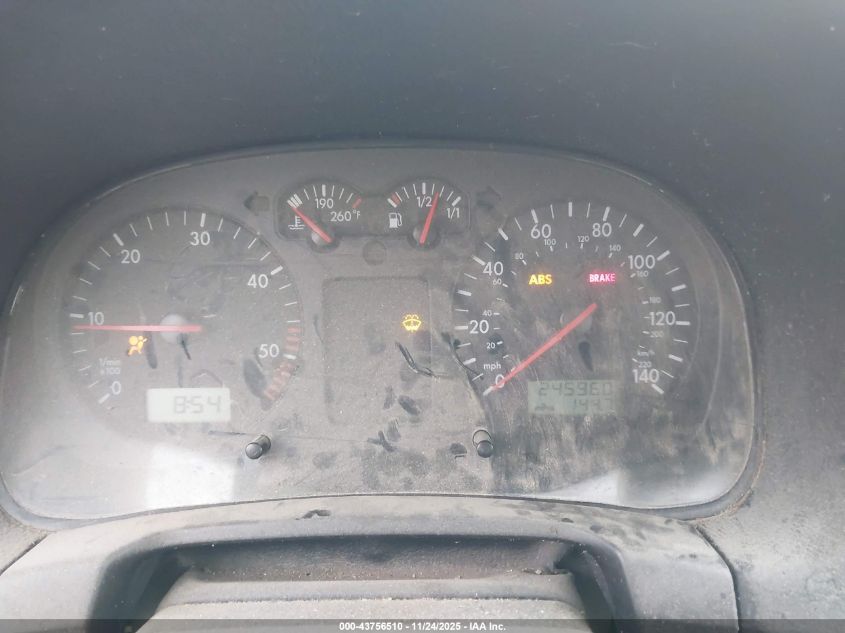 2001 Volkswagen Jetta Gls Tdi VIN: 3VWSP29M51M045369 Lot: 43756510