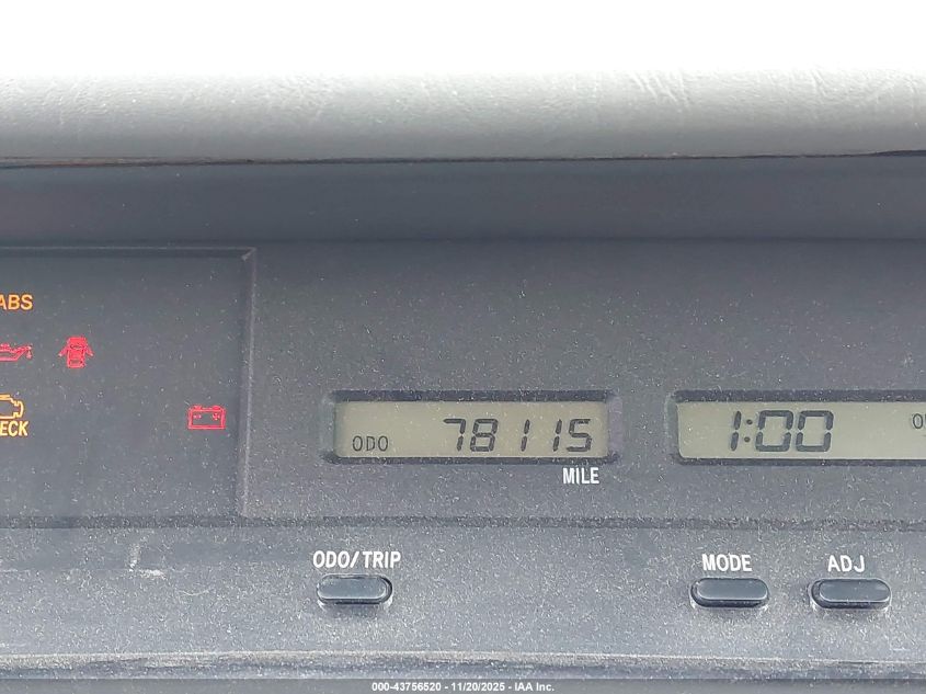 2001 Toyota Avalon Xl VIN: 4T1BF28B51U145436 Lot: 43756520