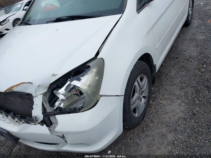 2006 Honda Odyssey Ex-L VIN: 5FNRL38676B403492 Lot: 43756541