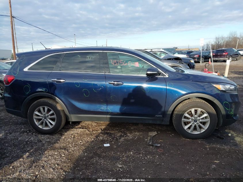 2020 Kia Sorento 2.4L Lx VIN: 5XYPGDA33LG667055 Lot: 43756546