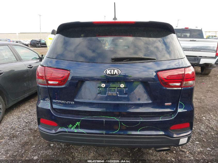2020 Kia Sorento 2.4L Lx VIN: 5XYPGDA33LG667055 Lot: 43756546