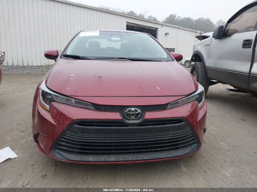2025 Toyota Corolla Le VIN: 5YFB4MDE1SP266744 Lot: 43756614