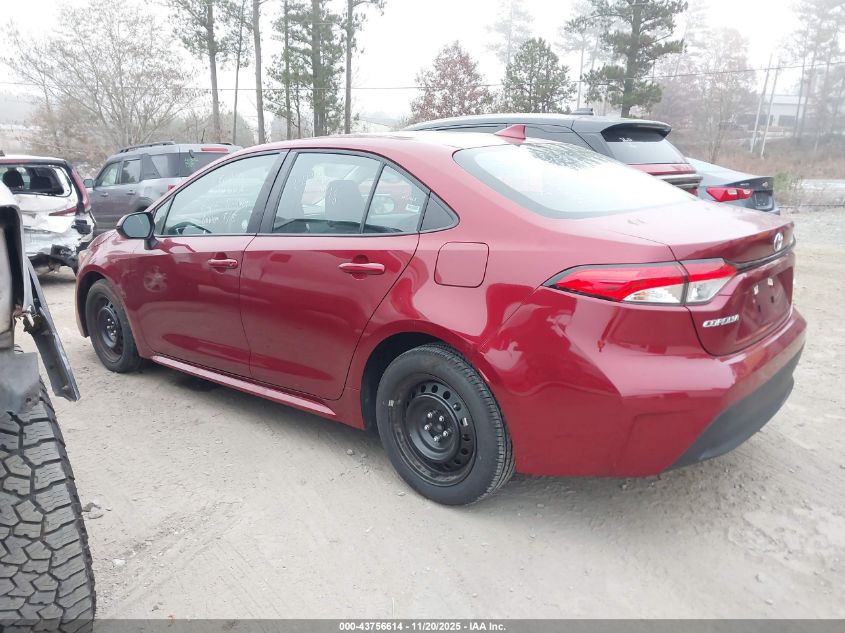 2025 Toyota Corolla Le VIN: 5YFB4MDE1SP266744 Lot: 43756614