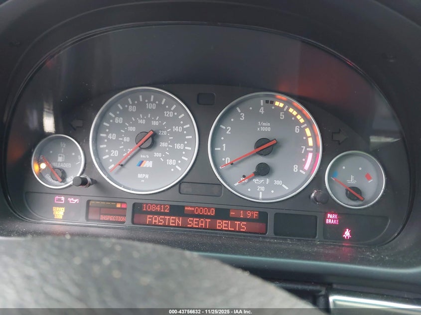 2000 BMW M5 VIN: WBSDE9342YBZ96013 Lot: 43756632