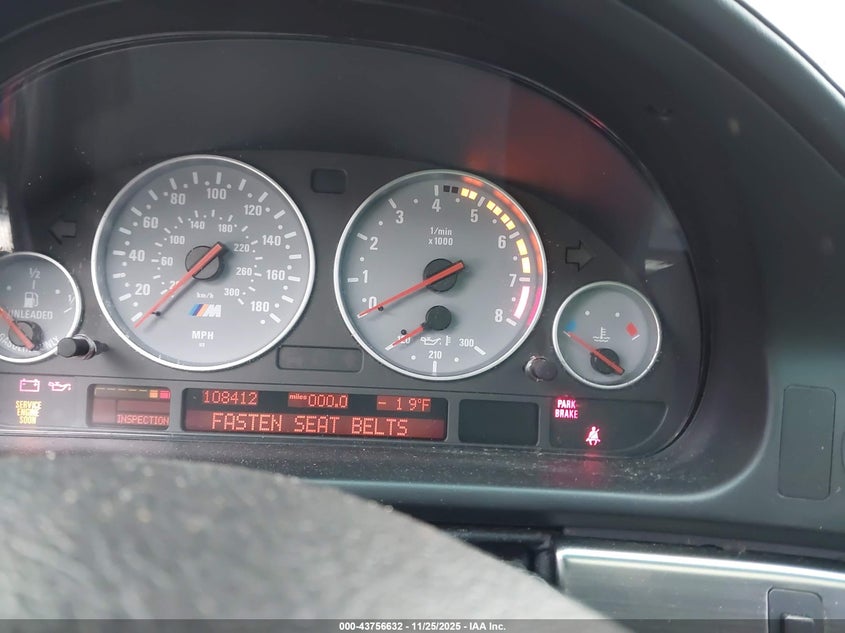 2000 BMW M5 VIN: WBSDE9342YBZ96013 Lot: 43756632