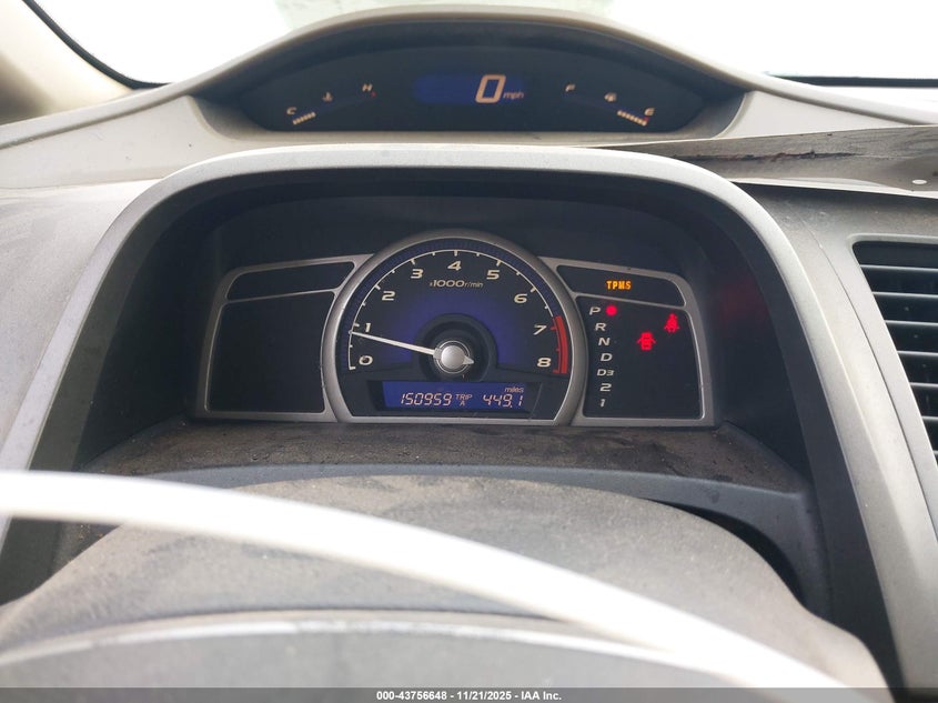 2008 Honda Civic Ex VIN: 1HGFA16848L088122 Lot: 43756648