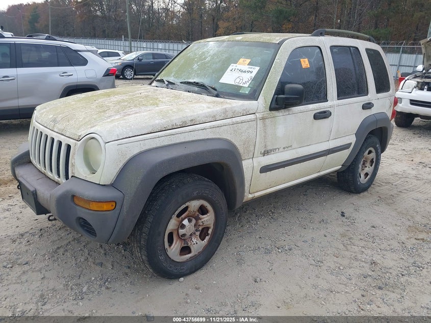 1J4GL48K43W708282 2003 JEEP LIBERTY (NORTH AMERICA) photo no. 2