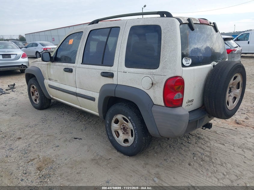 1J4GL48K43W708282 2003 JEEP LIBERTY (NORTH AMERICA) photo no. 3