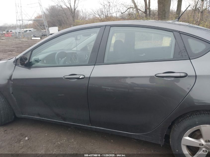 2015 Dodge Dart Sxt VIN: 1C3CDFBB3FD131822 Lot: 43756816