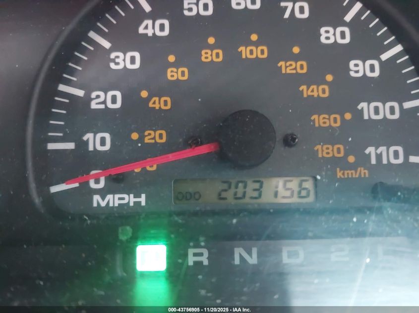 1999 Toyota 4Runner Sr5 V6 VIN: JT3HN86R9X0207204 Lot: 43756905