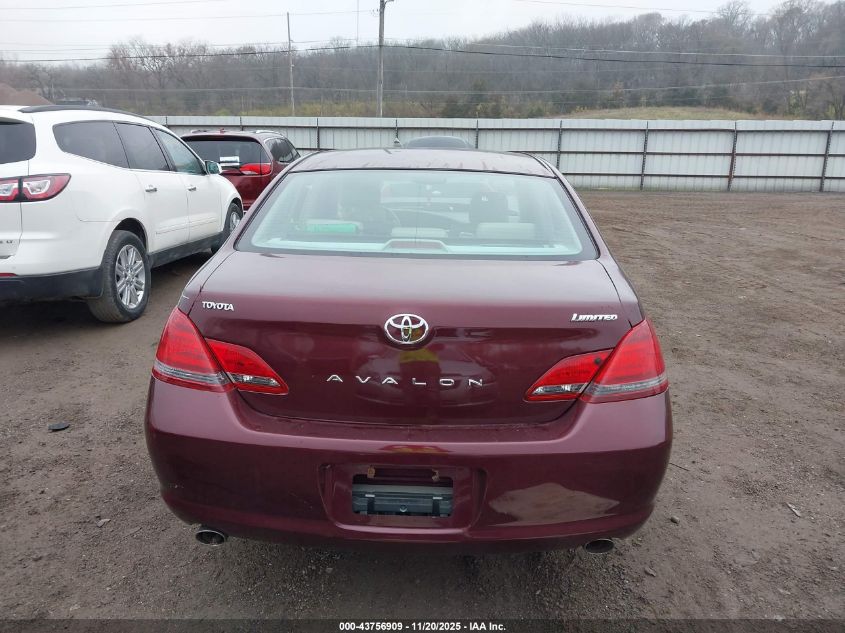 2008 Toyota Avalon Limited VIN: 4T1BK36B98U301458 Lot: 43756909