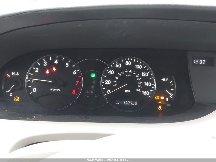 2008 Toyota Avalon Limited VIN: 4T1BK36B98U301458 Lot: 43756909