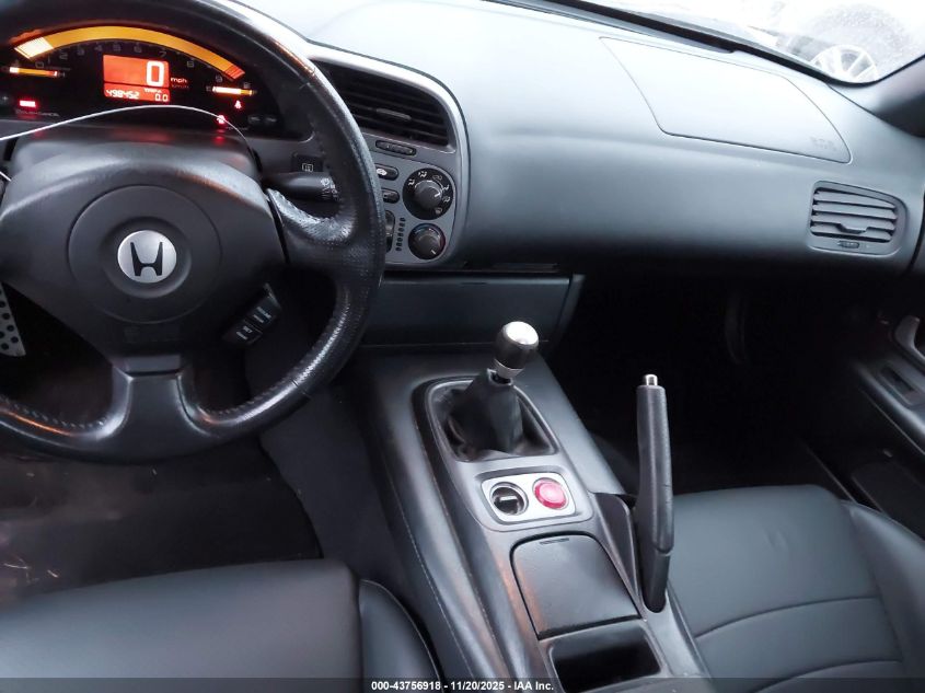 2003 Honda S2000 VIN: JHMAP114X3T000239 Lot: 43756918