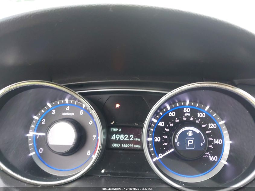 2012 Hyundai Sonata Gls VIN: 5NPEB4AC9CH320179 Lot: 43756923