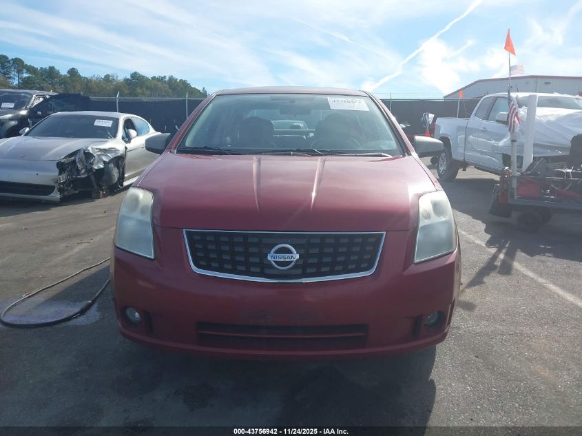 2008 Nissan Sentra 2.0Sl VIN: 3N1AB61E88L689217 Lot: 43756942