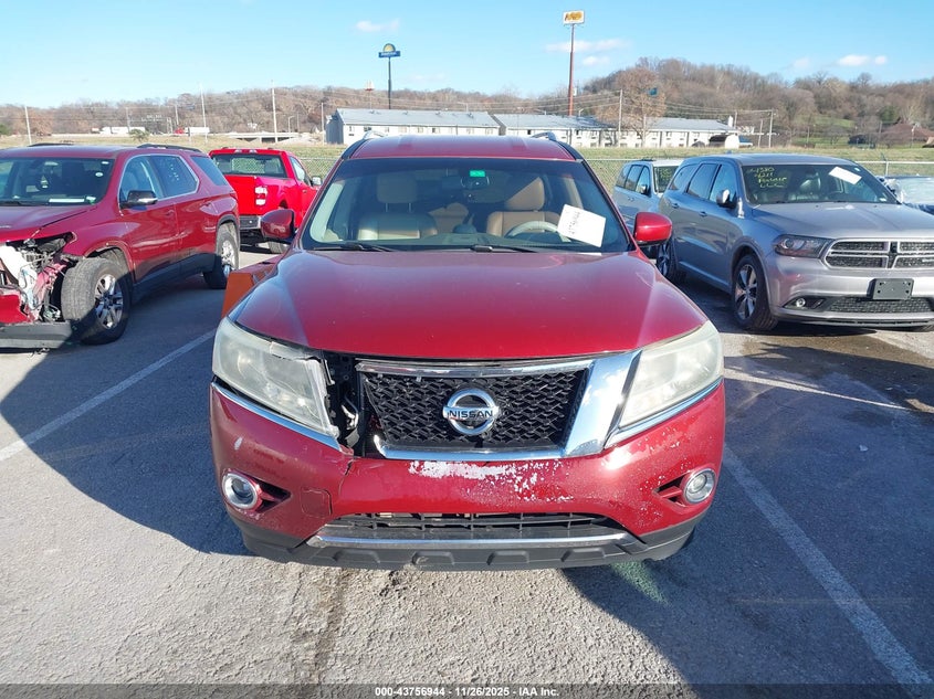 2015 Nissan Pathfinder Sl VIN: 5N1AR2MN2FC68557 Lot: 43756944