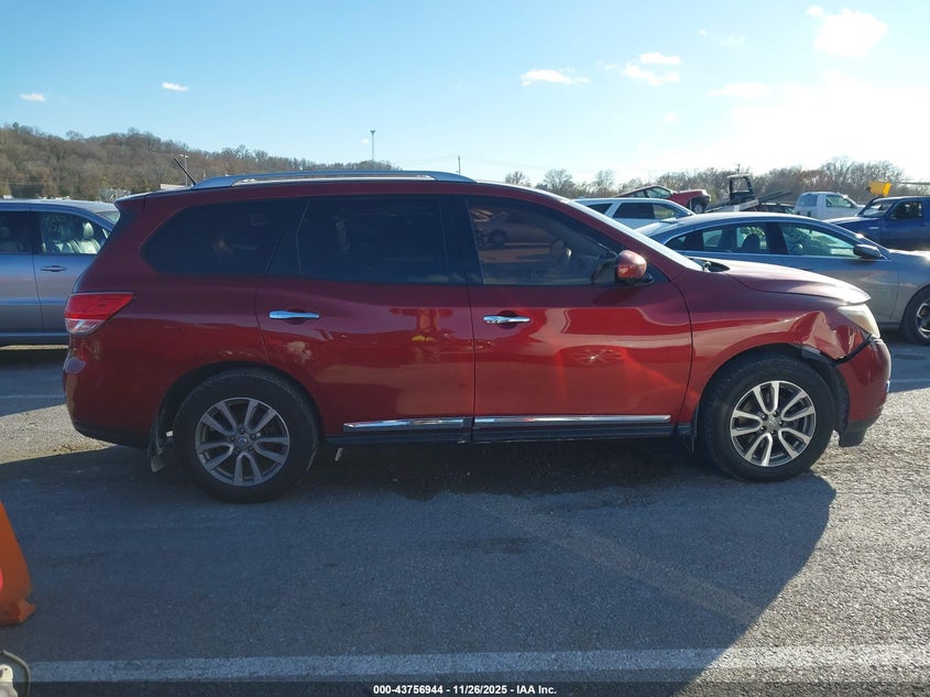 2015 Nissan Pathfinder Sl VIN: 5N1AR2MN2FC68557 Lot: 43756944