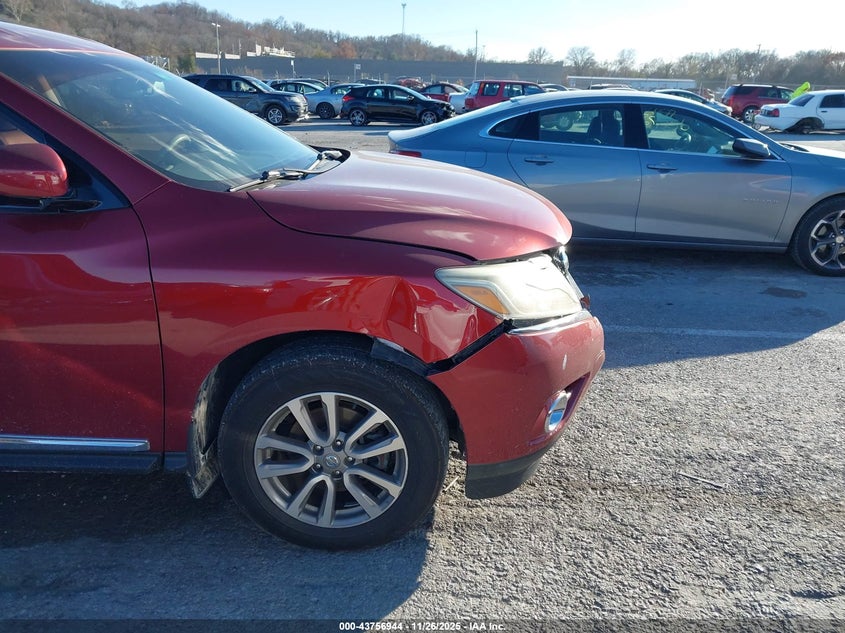 2015 Nissan Pathfinder Sl VIN: 5N1AR2MN2FC68557 Lot: 43756944