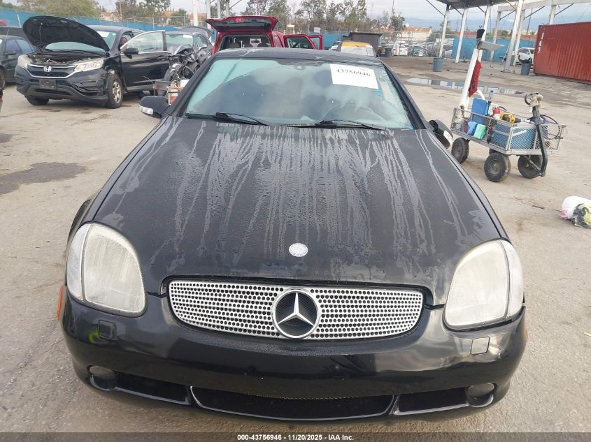 2001 Mercedes-Benz Slk 320 VIN: WDBKK65F71F223880 Lot: 43756946