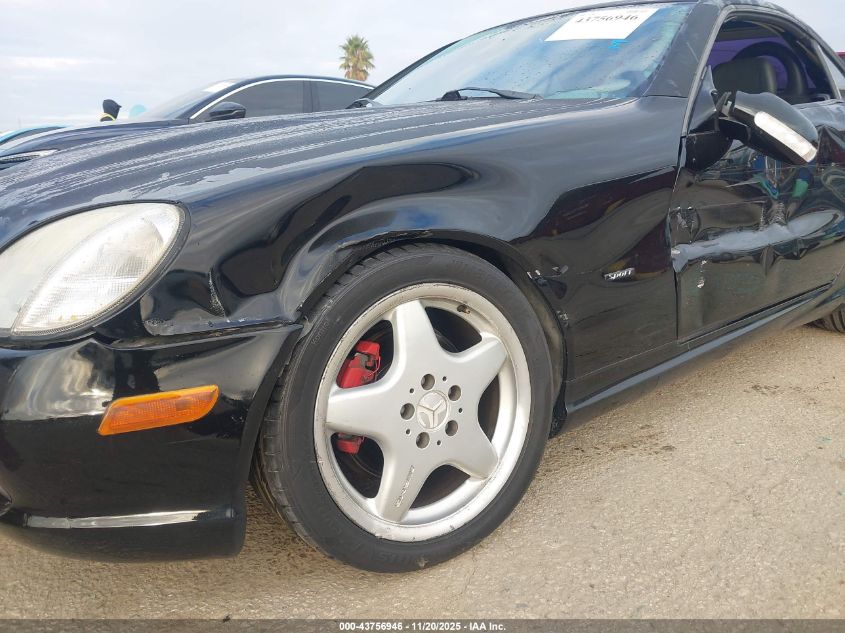 2001 Mercedes-Benz Slk 320 VIN: WDBKK65F71F223880 Lot: 43756946