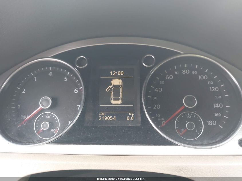 2009 Volkswagen Cc Vr6 VIN: WVWGU73C29E524056 Lot: 43756965