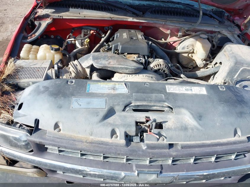 2000 Chevrolet Silverado 1500 Ls VIN: 1GCEK14T5YZ250285 Lot: 43757088