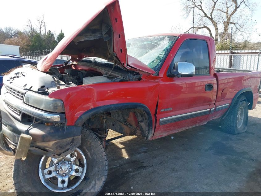 2000 Chevrolet Silverado 1500 Ls VIN: 1GCEK14T5YZ250285 Lot: 43757088