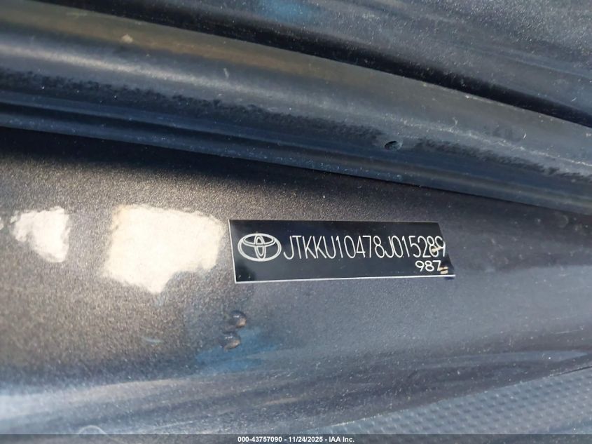 2008 Scion Xd VIN: JTKKU10478J015289 Lot: 43757090