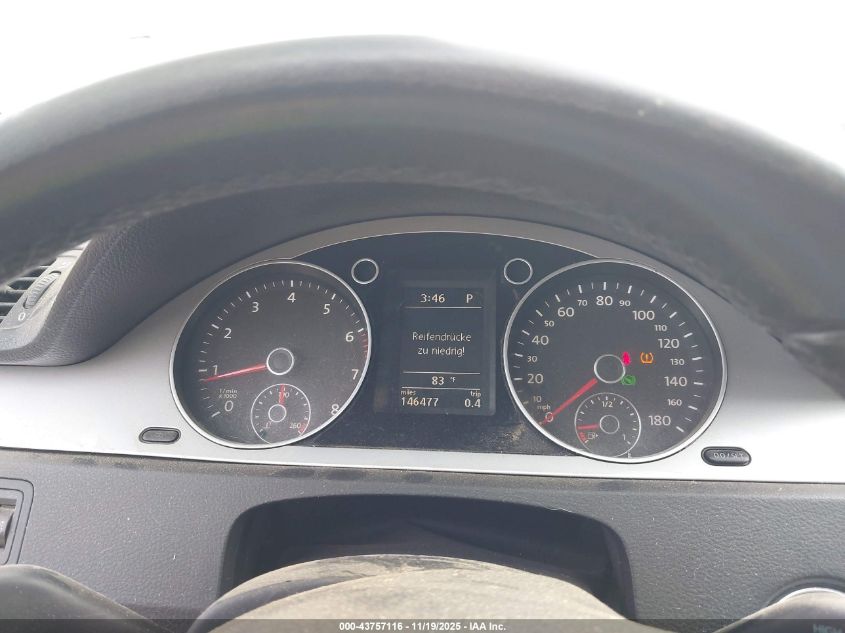 2010 Volkswagen Cc Sport VIN: WVWMP7AN3AE565587 Lot: 43757116