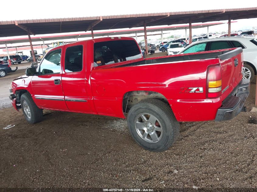 2003 GMC Sierra 1500 Slt VIN: 1GTEK19T53Z348721 Lot: 43757149