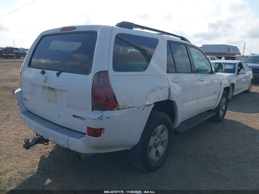 JTEZU17R358027252 2005 TOYOTA 4RUNNER photo no. 4
