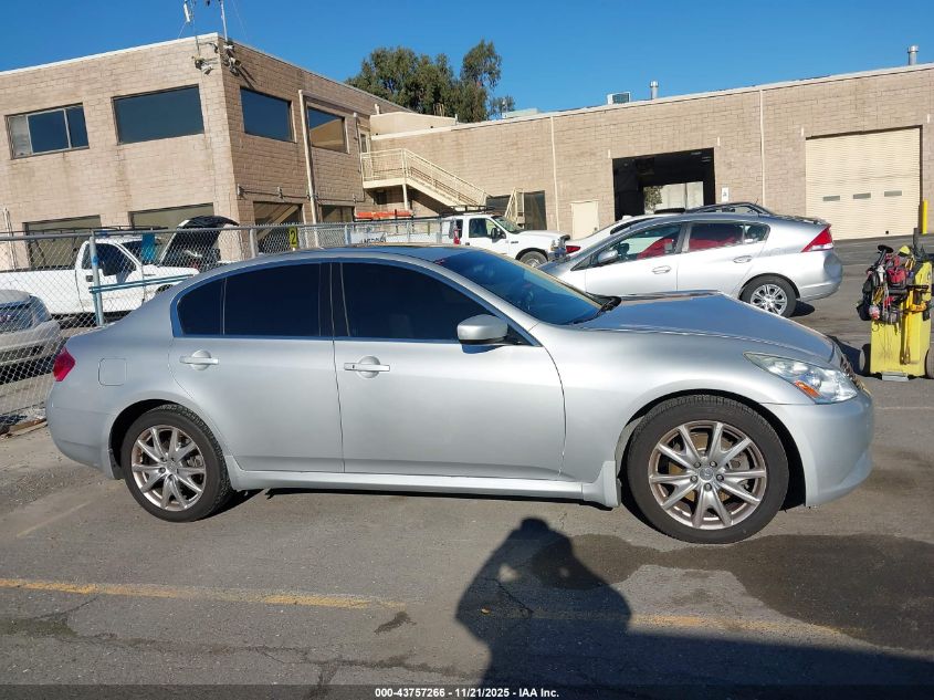 2009 Infiniti G37X VIN: JNKCV61F39M360601 Lot: 43757266