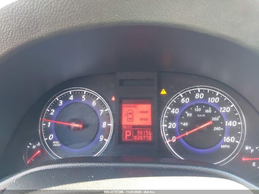 2009 Infiniti G37X VIN: JNKCV61F39M360601 Lot: 43757266