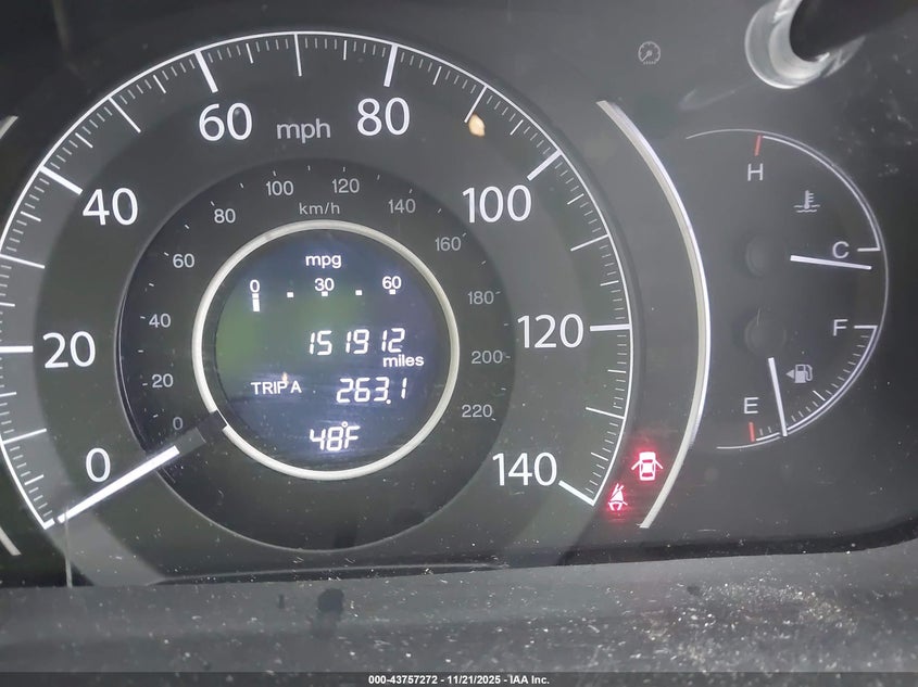 2015 Honda Cr-V Ex-L VIN: 5J6RM3H73FL015608 Lot: 43757272