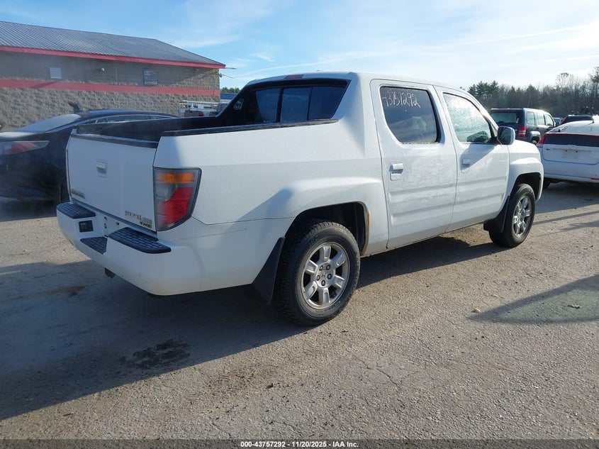 2HJYK16507H532498 2007 HONDA RIDGELINE photo no. 4