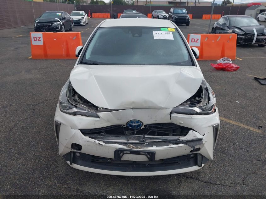 2020 Toyota Prius Xle Awd-E VIN: JTDL9RFUXL3018770 Lot: 43757305